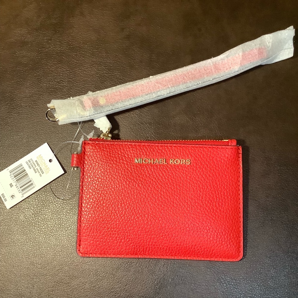 🎉Sold🎉Michael Kors Leather  Logo Coin Purse - Picture 3 of 8